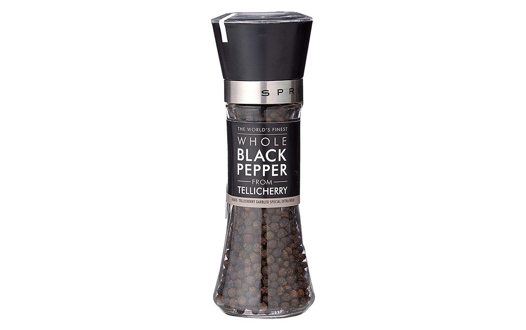Sprig Whole Black Pepper From Tellicherry   Bottle  100 grams